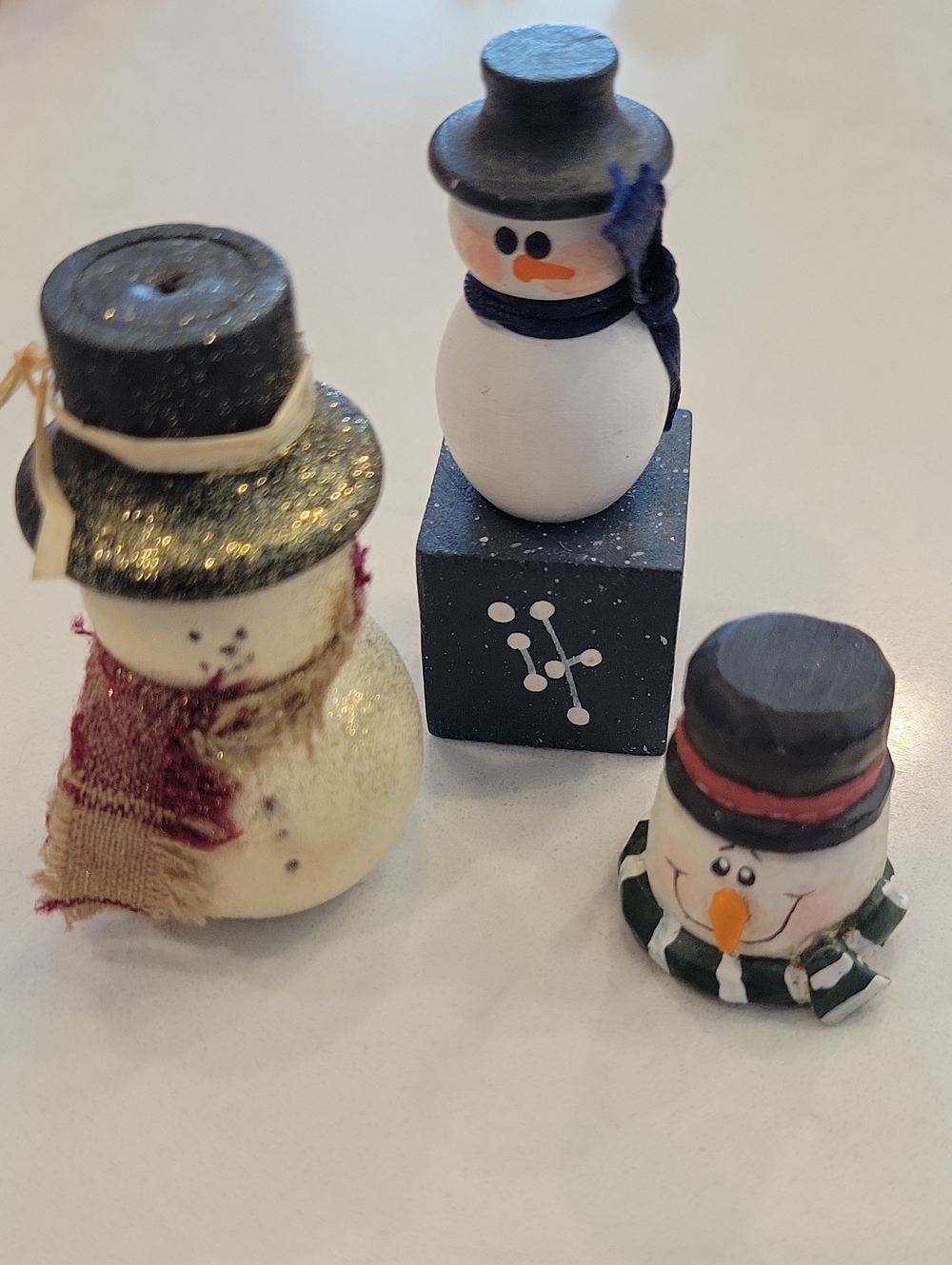 Vintage Snowman Minatures Bundle